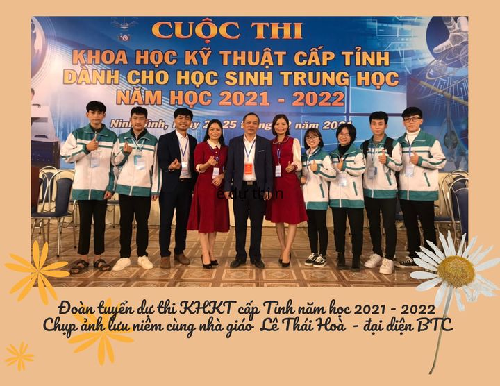 Thành tích cao trong cuộc thi KHKT cấp tỉnh dành cho học sinh trung học năm học 2021 - 2022